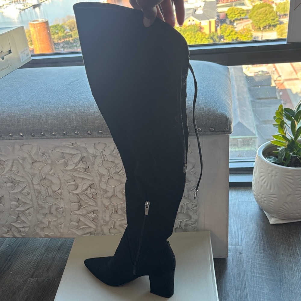 Marc Fisher Black Over-the-Knee Boots